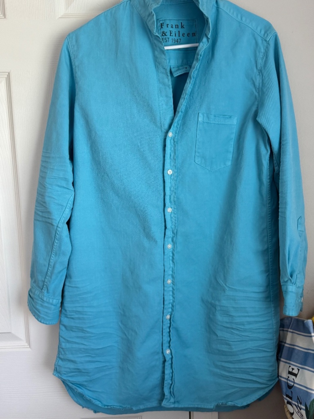 NWOT, FRANK & EILEEN, MARY DRESS, IN OCEAN DENIM